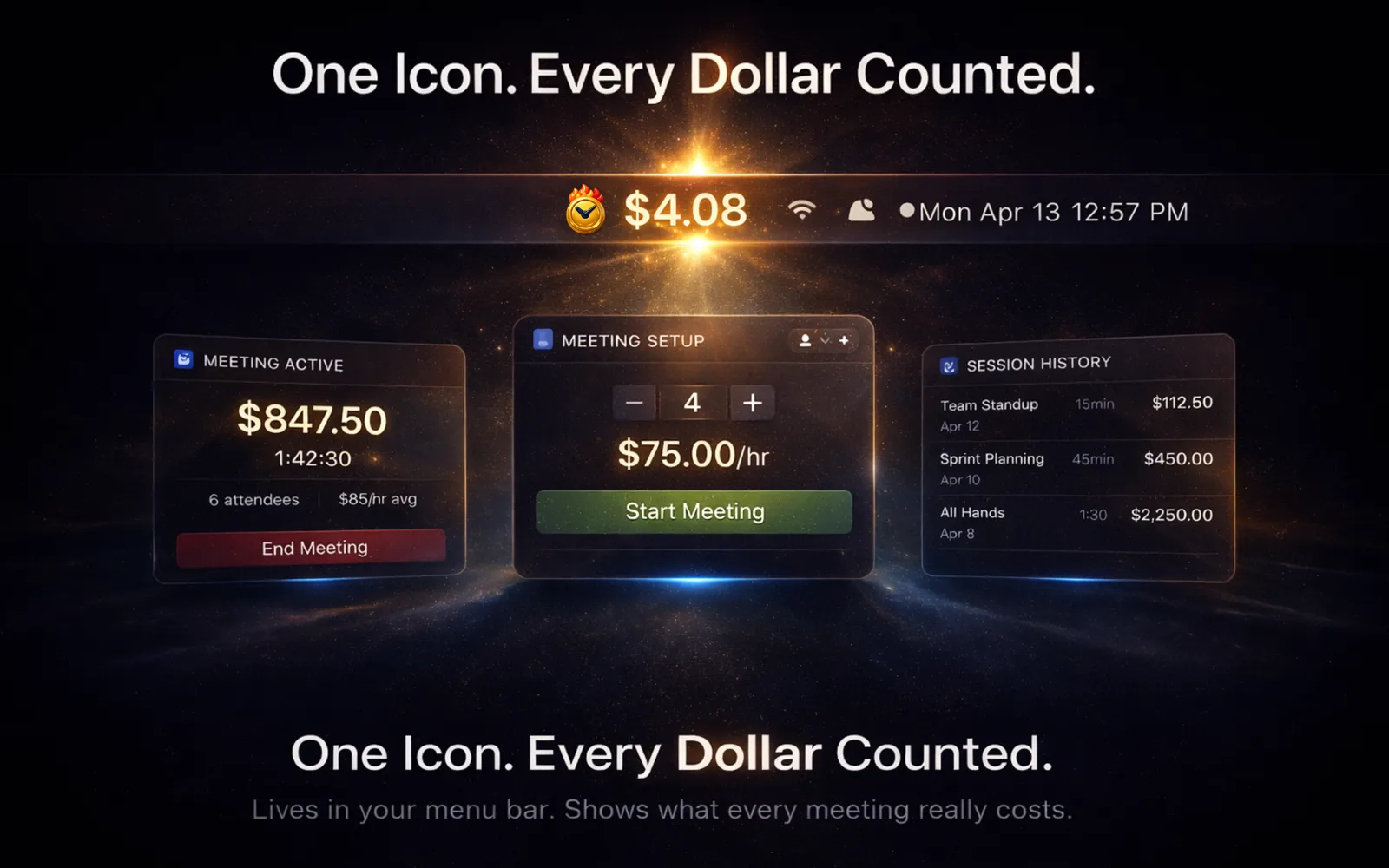 MeetingCost screenshot 1